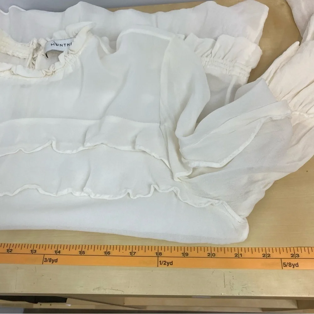 MUNTHE • See Through White Blouse - Picture 11 of 13